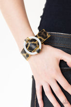Load image into Gallery viewer, Jungle Cat Couture- Yellow and Silver Wrap Bracelet- Paparazzi Accessories