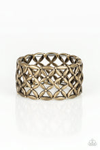 Load image into Gallery viewer, The Big BLOOM- Brass Bracelet- Paparazzi Accessories