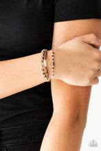 Load image into Gallery viewer, Trendy Tourist- Copper and Brown Bracelet- Paparazzi Acceesories