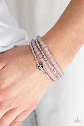 Blooming Buttercups - Silver Bracelets- Paparazzi Accessories