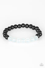 Load image into Gallery viewer, Cool And Content- White and Black Bracelet- Paparazzi Accessories