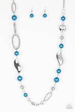 Load image into Gallery viewer, All About Me- Blue and Silver Necklace- Paparazzi Accessories