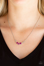 Load image into Gallery viewer, Sparkling Stargazer- Pink and Silver Necklace- Paparazzi Accessories