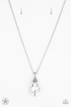 Load image into Gallery viewer, Spellbinding Sparkle- White and Silver Necklace- Paparazzi Accessories