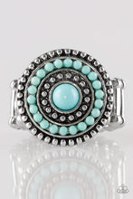 Load image into Gallery viewer, Tide Pools- Blue and Silver Ring- Paparazzi Accessories