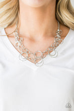 Load image into Gallery viewer, Urban Center- Silver Necklace- Paparazzi Accessories