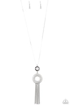 Load image into Gallery viewer, Sassy As They Come- White and Silver Necklace- Paparazzi Accessories