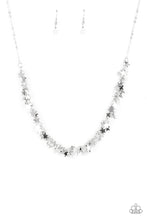 Load image into Gallery viewer, Starry Anthem- Silver Necklace- Paparazzi Accessories