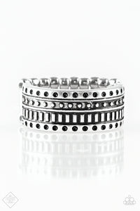 Roughin It- Silver Ring- Paparazzi Accessories