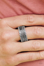 Load image into Gallery viewer, Roughin It- Silver Ring- Paparazzi Accessories