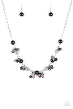 Load image into Gallery viewer, Weekday Wedding- Black and Silver Necklace- Paparazzi Accessories