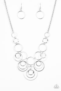 Break The Cycle- Silver Necklace- Paparazzi Accessories