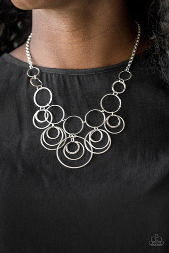 Break The Cycle- Silver Necklace- Paparazzi Accessories