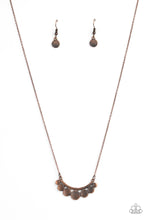 Load image into Gallery viewer, Melodic Metallics- Copper Necklace- Paparazzi Accessories