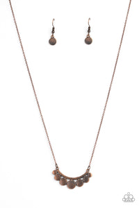 Melodic Metallics- Copper Necklace- Paparazzi Accessories