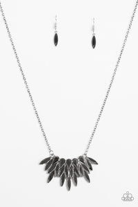 Crowning Moment- Silver and Hematite Necklace- Paparazzi Accessories