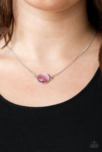 Load image into Gallery viewer, Rose Colored Glasses- Pink and Silver Necklace- Paparazzi Accessories