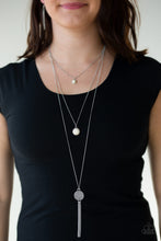 Load image into Gallery viewer, Life Is A Voyage- White and Silver Necklace- Paparazzi Accessories