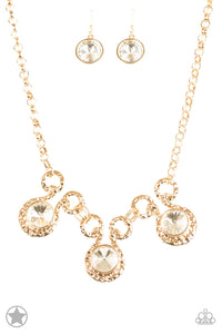 Hypnotized- Gold Necklace- Paparazzi Accessories