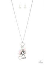 Load image into Gallery viewer, I Will Fly- Pink and Silver Necklace- Paparazzi Accessories