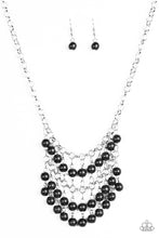 Load image into Gallery viewer, Jurassic Park Party- Black and Silver Necklace- Paparazzi Accessories