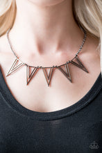 Load image into Gallery viewer, Bite The Big One- Gunmetal Necklace Paparazzi Accessories