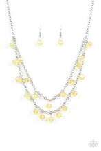 Load image into Gallery viewer, Super SuperNova- Yellow and Silver Necklace- Paparazzi Accessories
