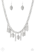 Load image into Gallery viewer, Serenely Sequoia- Silver Necklace- Paparazzi Accessories