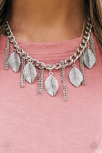 Load image into Gallery viewer, Serenely Sequoia- Silver Necklace- Paparazzi Accessories
