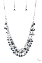Load image into Gallery viewer, So In Season- Blue and Silver Necklace- Paparazzi Accessories