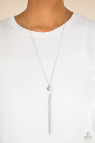 Socialite Of The Season- Silver Necklace- Paparazzi Accessories