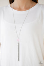 Load image into Gallery viewer, Socialite Of The Season- Pink and Silver Necklace- Paparazzi Accessories