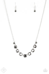 Deluxe Luxe- Silver Necklace- Paparazzi Accessories