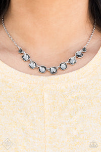 Deluxe Luxe- Silver Necklace- Paparazzi Accessories