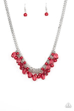 Load image into Gallery viewer, 5th Avenue Flirtation- Red and Silver Necklace- Paparazzi Accessories