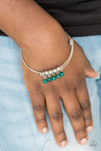 Load image into Gallery viewer, All Roads Lead To ROAM- Green and Silver Bracelet- Paparazzi Accessories