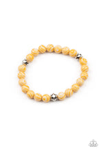 Load image into Gallery viewer, Awakened- Yellow and Silver Bracelet- Paparazzi Accessories