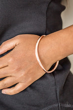 Load image into Gallery viewer, Awesomely Asymmetrical- Copper Bracelet- Paparazzi Accessories