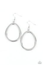 Load image into Gallery viewer, Casual Curves- Silver Earrings- Paparazzi Accessories