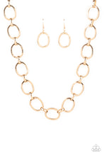 Load image into Gallery viewer, HAUTE-ly Contested- Gold Necklace- Paparazzi Accessories