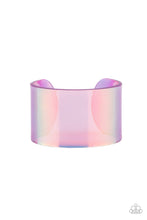 Load image into Gallery viewer, Holographic Aura- Purple Bracelet- Paparazzi Accessories