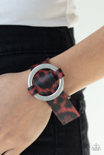 Load image into Gallery viewer, Jungle Cat Couture- Red and Silver Wrap Bracelet- Paparazzi Accessories