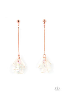 Keep Them In Suspense- Copper Earrings- Paparazzi Accessories