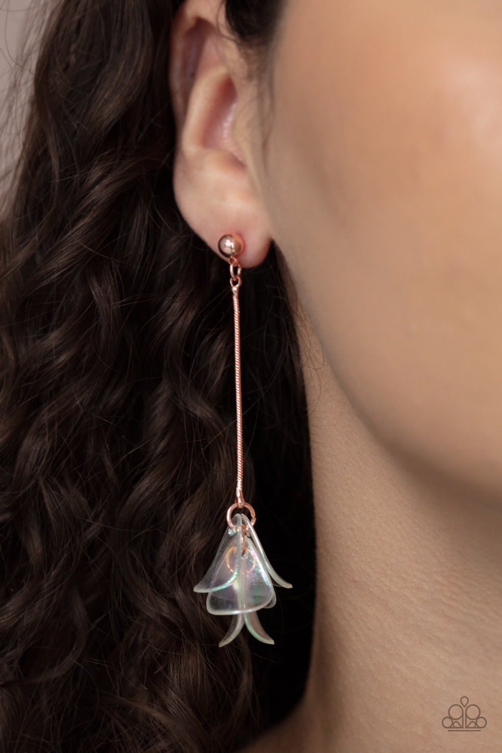 Keep Them In Suspense- Copper Earrings- Paparazzi Accessories