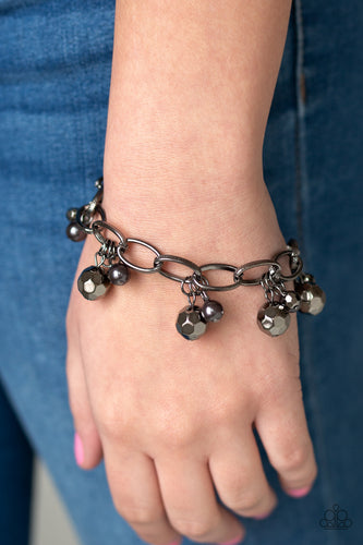 Make Do In Malibu- Gunmetal Bracelet- Paparazzi Accessories