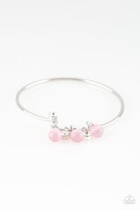 Marine Melody- Pink and Silver Bracelet- Paparazzi Accessories