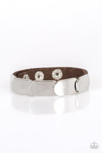 Load image into Gallery viewer, Off-Road Rally- Silver and Brown Bracelet- Paparazzi Accessories