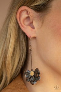 Oh SNAPDRAGONS!- Copper and Gold Earrings- Paparazzi Accessories