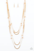 Load image into Gallery viewer, Open For Opulence- Gold Necklace- Paparazzi Accessories
