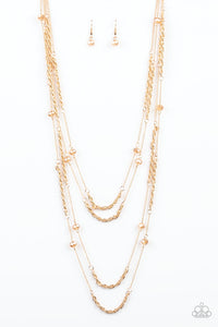 Open For Opulence- Gold Necklace- Paparazzi Accessories